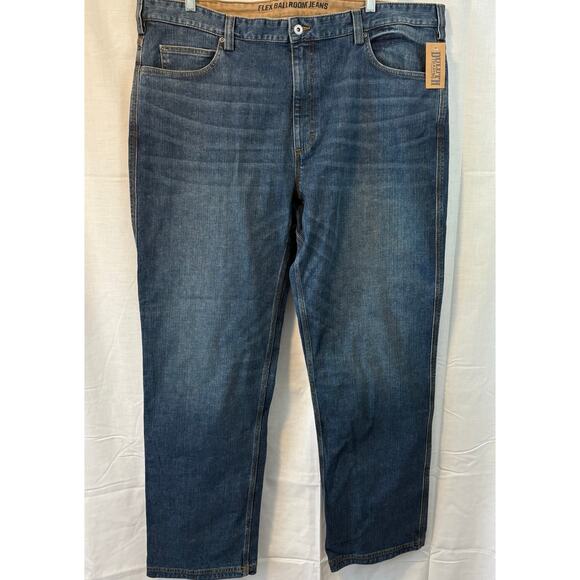 NWT Duluth Trading Flex Ballroom Jeans Relaxed Fit Denim 42x34 - Picture 1 of 9